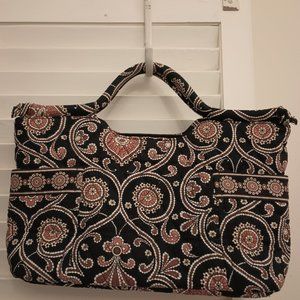 Vera Bradley Gabby Satchel in Cafe Latte